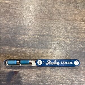 Fineline Erasers in Blue Vintage